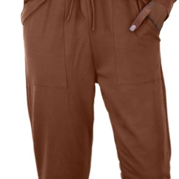 New Women’s Lounge Sets - Coffee, Medium - Picture 5 of 5